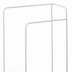 Madi colonna porta asciugamani in acciaio bianco opaco 49x22xh75 cm