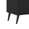 Madia ROMA TOTAL BLACK finitura Nero opaco H88 L1535 P49