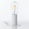 Magic lampada da tavolo applique in metallo verniciato di bianco opaco d11 h9 cm