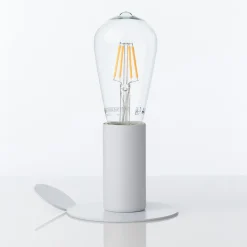 Magic lampada da tavolo applique in metallo verniciato di bianco opaco d11 h9 cm