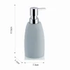 Maia dispenser portasapone in poliresina azzurra 7.3x7.1 h17.5 cm