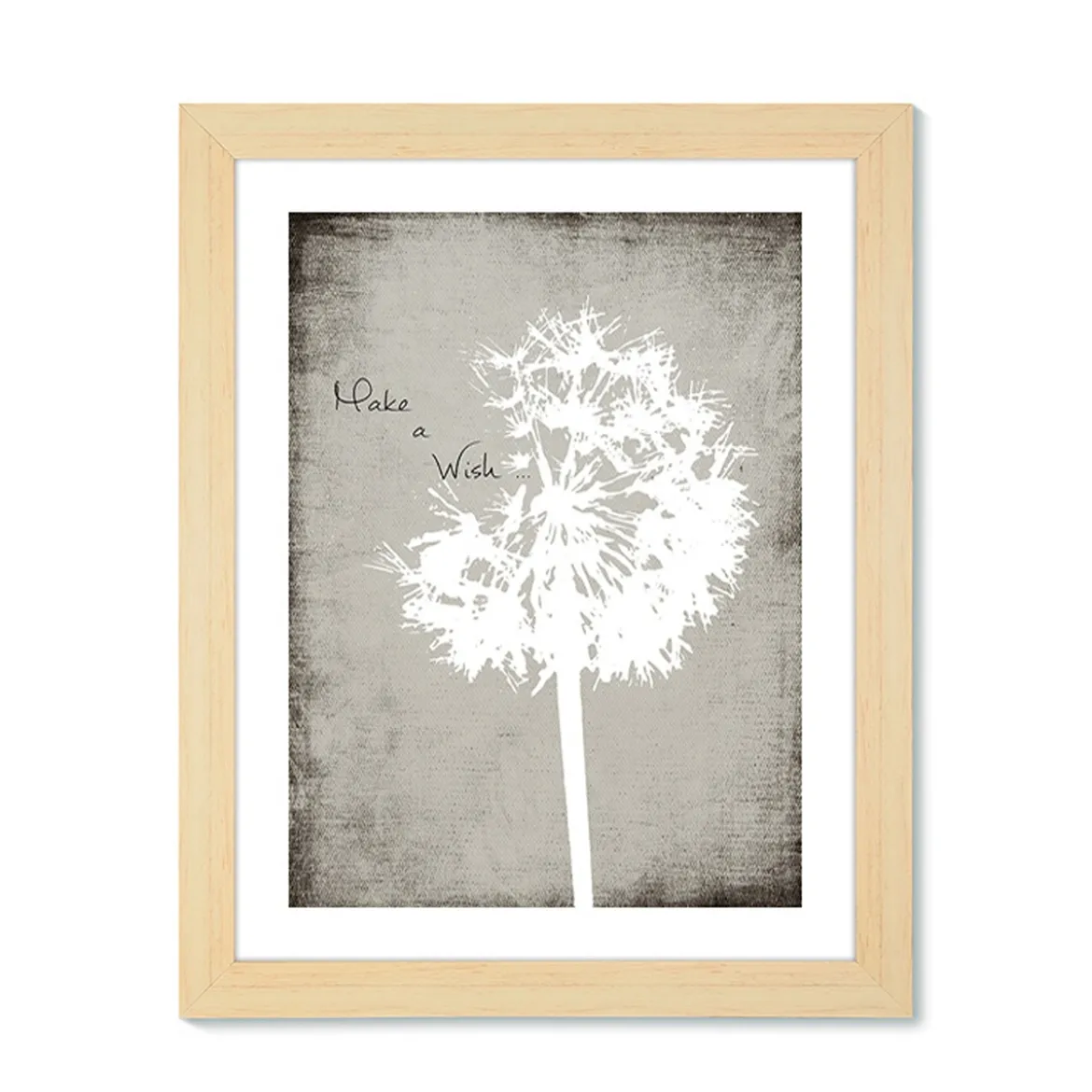 Make a wish quadro cornice finitura rovere h77 l57 p2 5 cm