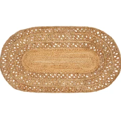 Mimmo 2 tappeto juta colore naturale dimensioni l110 p60 cm interno esterno
