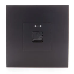 Mix black orologio da muro laccato nero opaco h33 l33 p2 cm
