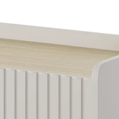 Mobile alto MALENA colore Beige opaco Rovere Scandi H1262 L100 P38