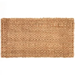 Nant tappeto bagno in juta colore naturale finitura artigianale 60x110 cm