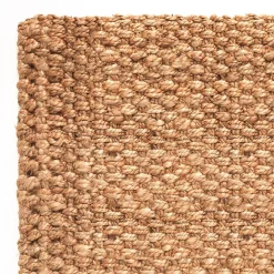 Nant tappeto bagno in juta colore naturale finitura artigianale 60x110 cm