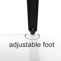 Nell-a Tavolo Fisso in Legno finitura Rovere con gambe in Acciaio Aero Opaco, 160 x 90 x h 74 cm