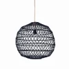 Net black lampadario in nylon nero d50xh50 cm