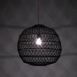 Net black lampadario in nylon nero d50xh50 cm
