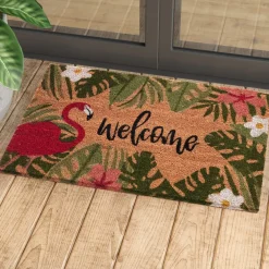 Park zerbino in fibre di cocco e pvc antiscivolo fantasia park cm 45x75x2