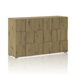 Patrik madia 3 ante finitura rovere 138x42xh84.5 cm
