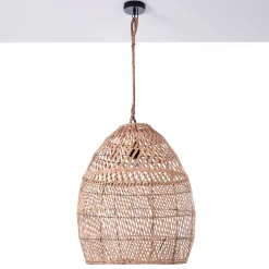 Pear lampadario in rattan colore naturale d56xh61 cm