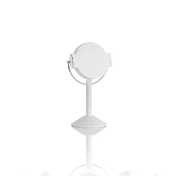 Penta specchio da tavolo con led senza filo touch bianco opaco 25x20.5xh46.5 cm