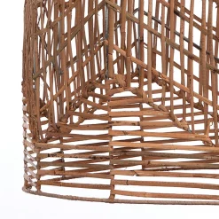 Ponza large lampadario da interno/esterno in rattan colore naturale d60xh68 cm