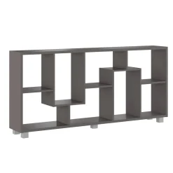 Random grey libreria finitura grigio grafite opaco utilizzo verticale - orizzontale h161 l685 p25