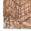 Reetha large medium lampadario da interno/esterno in rattan colore naturale d50xh58 cm