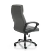 Rye grey sedia da ufficio regolabile e girevole in pelle sintetica grigio effetto invecchiato 64x63 h111/121 cm