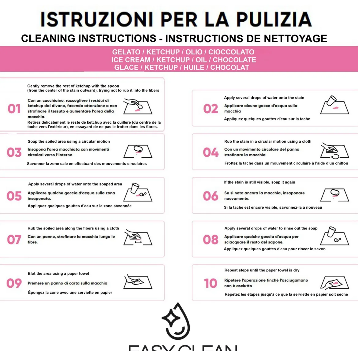 Selma Grey Sedia Imbottita tessuto grigio easy clean poliestere h79 l51 p54 seduta h48