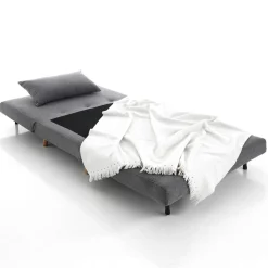 Shift grey poltrona letto tessuto grigio cm l100 p85 h80 letto cm l100 p190 h27