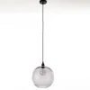 Skittle-b lampadario vetro grigio trasparente d30 h28 cm
