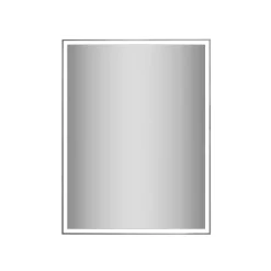 Specchio con luce led perimetrale 60x80 cm