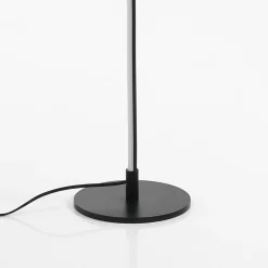 Stelo lampada da terra led in alluminio nero opaco d20 h150 cm