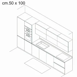 Tappeto cm 50 x 100 pratico da pulire 100% vinile