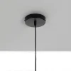 Tiago lampadario in acciaio nero opaco cavo regolabile d60 cm