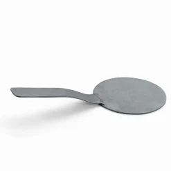 Uovo grigio camino a bioetanolo in ceramica realizzato a mano non necessita di canna fumaria cm. h95 d30 made in italy