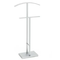 Veglio servomuto portasciugamani metallo finitura alluminio satinato 51x20xh100 cm