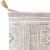 Vera cuscino rivestimento cotone 100% sfoderabile grigio 35x50 cm