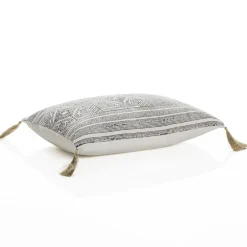 Vera cuscino rivestimento cotone 100% sfoderabile grigio 35x50 cm