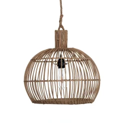 Vera lampadario in rattan cm. d. 40 x h.40