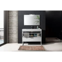 Volva tappeto bagno / scendiletto cotone 100% con nappe 110x60 cm