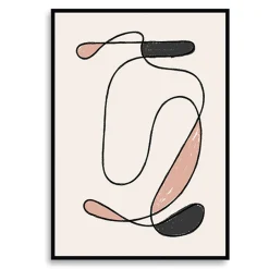 Woman composizione 3 quadri h70 l50 p3 cm