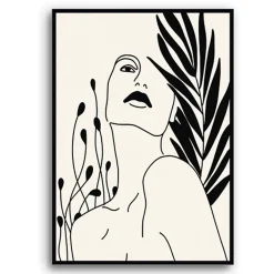 Woman composizione 3 quadri h70 l50 p3 cm