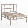 Yanni basamento centrale in rattan sbiancato per 1 elemento kamar 80x80xh70 cm