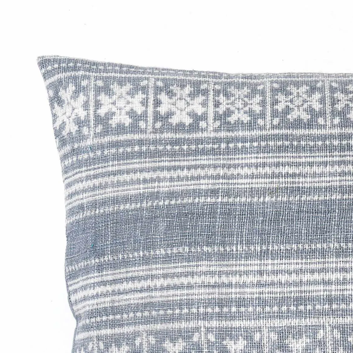 Yara grey cuscino colore grigio 100% cotone made in india 52x52 cm