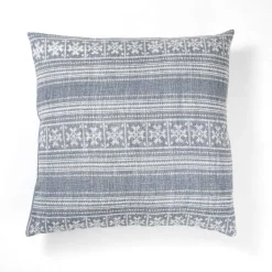 Yara grey cuscino colore grigio 100% cotone made in india 52x52 cm