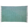 Yara light blue tappeto light blue programma cotone 100% azzurro con nappe 195x115 cm