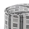 Yara morse pouf rotondo cotone 100% made in india d50 h30 cm