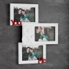 You & me porta foto da parete in legno bianco h.315 l.36 p.24 cm