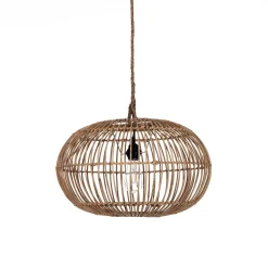 Yvon lampadario in rattan cm. d. 51 x h.30