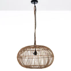 Yvon lampadario in rattan cm. d. 51 x h.30